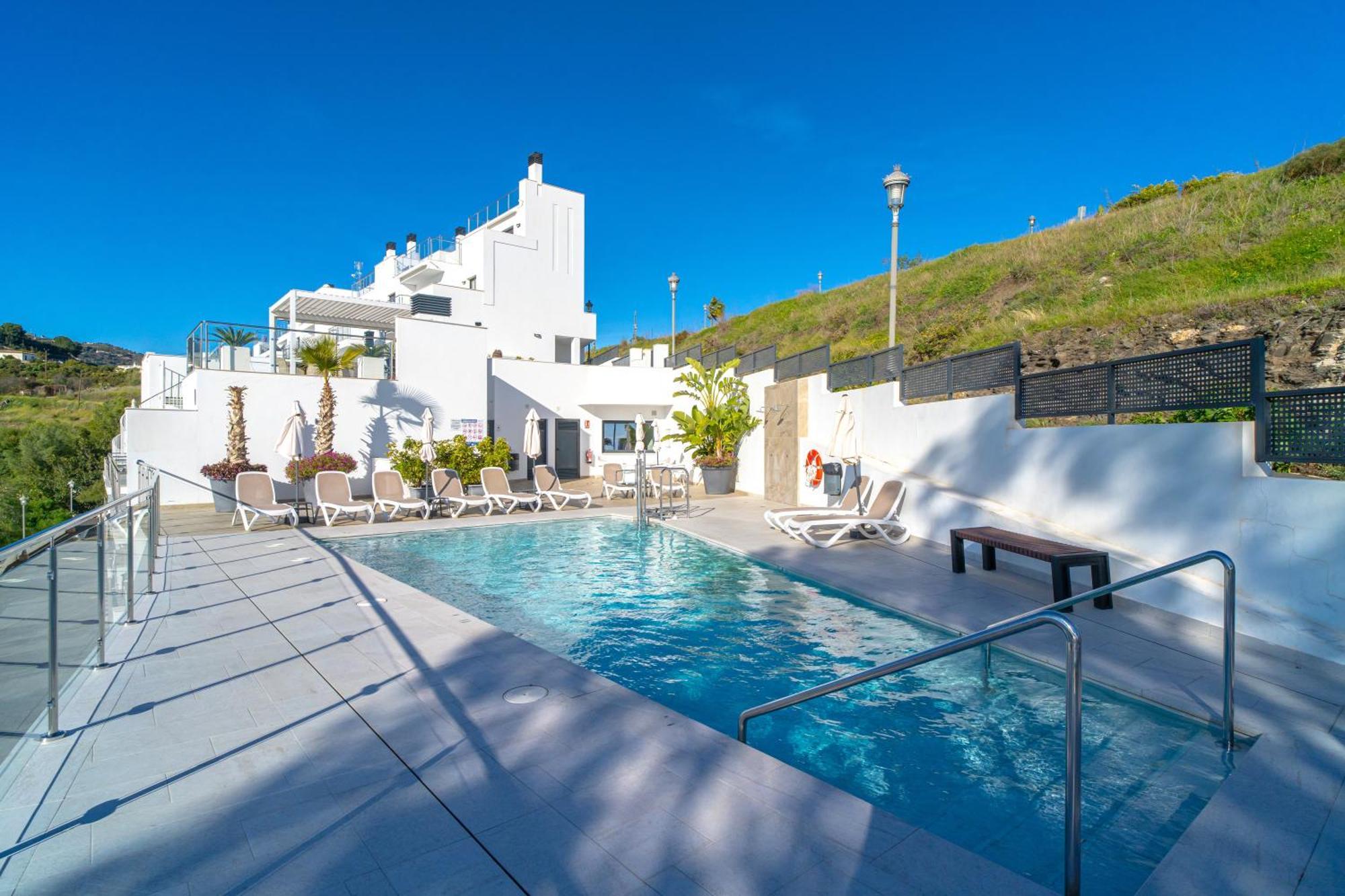 内尔哈Penthouse Balcon Del Mar 121 Casasol公寓 外观 照片