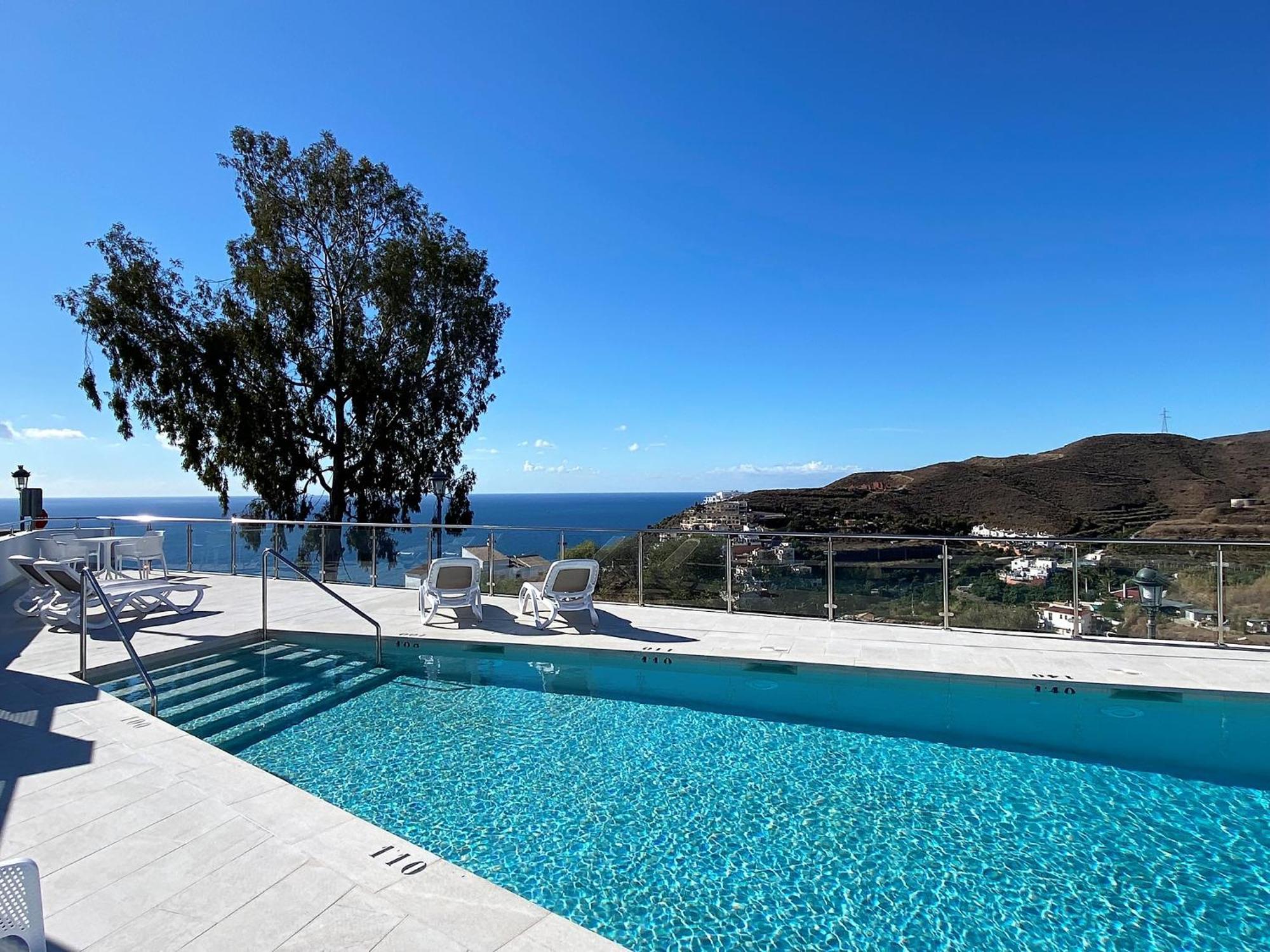 内尔哈Penthouse Balcon Del Mar 121 Casasol公寓 外观 照片